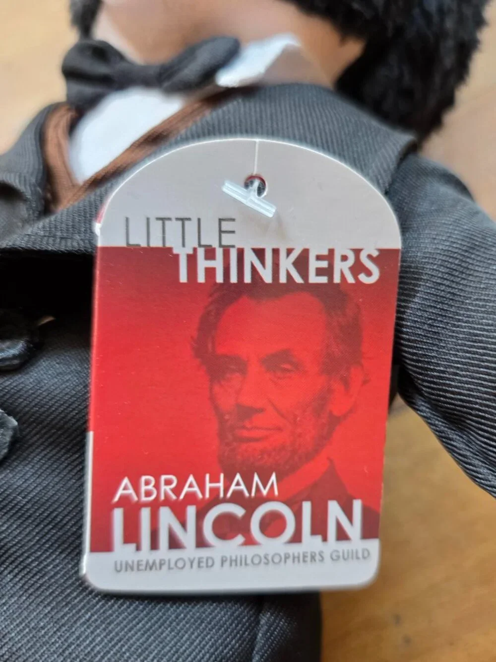 NWT Abraham Lincoln Little Thinker - 12